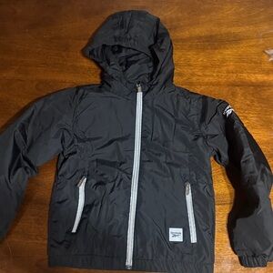 Reebok Black Windbreaker Jacket